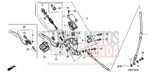 FR. BRAKE MASTER CYLINDER CRF250R6 de 2006